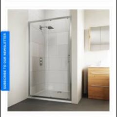 Flair verve slider shower door 1100mm