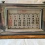 1920's Oak Perpetual Desk Calender Image 5