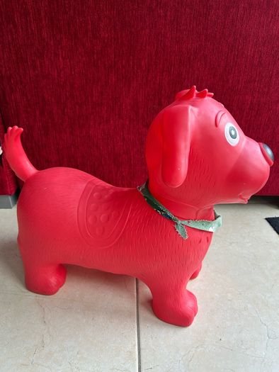 Inflatable hopping Dog
