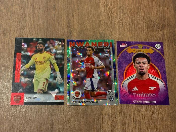 Topps Arsenal Bundle #1 Numbered, Short Print & More TOTAL 9 Cards