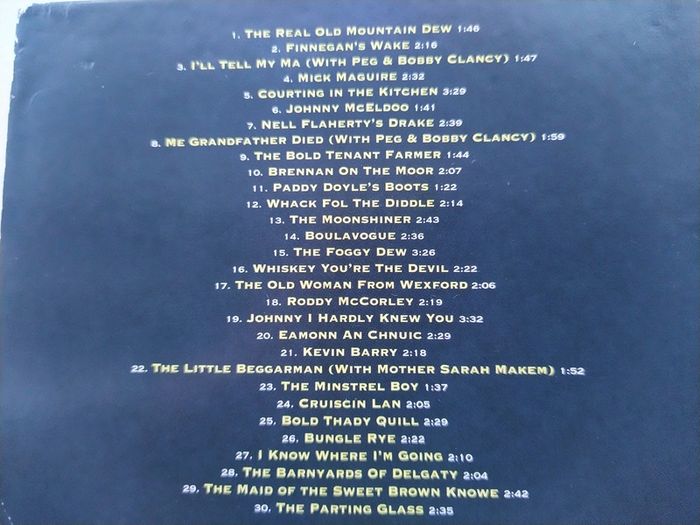 The Clancy Brothers - Songs of Ireland Cd