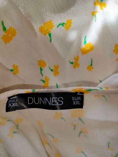 Dunnes white floral midi dress size xxl size 22-24 Postage included