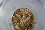 Gold , American 5 Dollar 1881