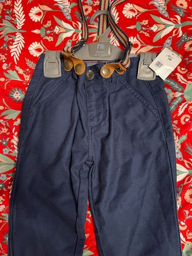 New navy trousers