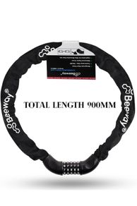 Bike chain with combination lock
