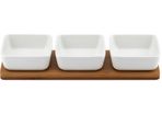 Snack Serving Bowl Set 4 Pc White