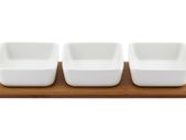 Snack Serving Bowl Set 4 Pc White