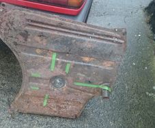 Triumph Dolomite Sprint fuel tank