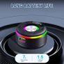 Bluetooth Shower Speaker, Portable Speakers Bluetooth 5.3 with HD Sound, IPX7 Waterproof, Colorful RGB Light/LED Display/Shower Radio/Hands-Free Call/Suction Cup, Perfect for Bathroom Sing-Along Visit the Dbasne Store Image 5