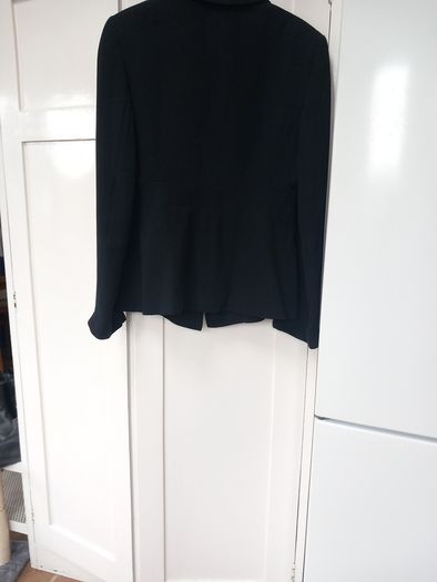 Feraud Black 100% Silk Jacket/Silk Lining F40 D38 UK12