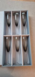 kilkenny design champagne flutes x6