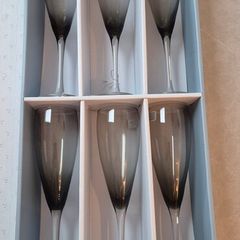 kilkenny design champagne flutes x6