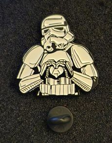 Stormtrooper, Star Wars , pin back badge.