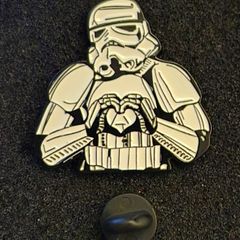 Stormtrooper, Star Wars , pin back badge.