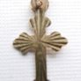 9K Yellow Gold 375 small Cross Crucifix Charm Necklace Pendant 0,17g Image 4