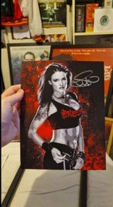 WWE Lita Autograph