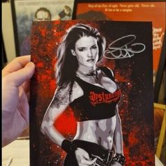 WWE Lita Autograph