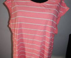 Bonprix stripped sleeveless pink top size UK18/20 EU46/48 Postage included
