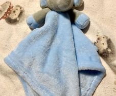 BabyTown blue elephant baby comforter security blanket