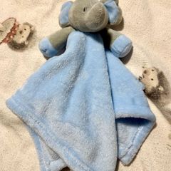 BabyTown blue elephant baby comforter security blanket