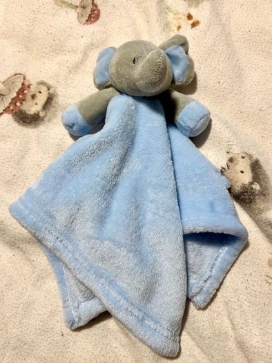 BabyTown blue elephant baby comforter security blanket