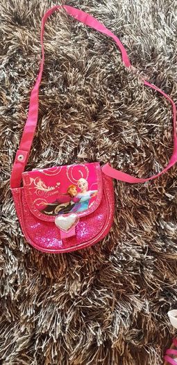 3 Princess Hairbands & 1 frozen Handbag.