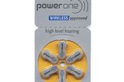 PowerOne Hearing Aid Batteries Size P10,  48 Batteries