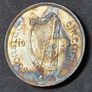 Ireland 1935 Silver Florin Toned Coin Image 4