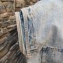 Denim Sleeveless jacket 80s 90s style on trend  size 12 Postage included Image 6