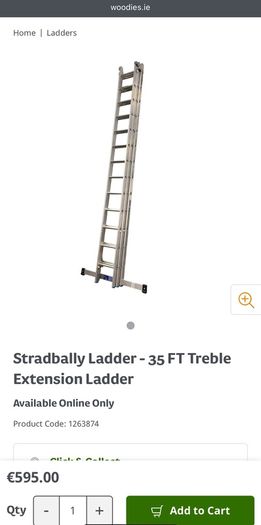 35 foot Triple Extension Ladder