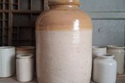 Antique 3 Gallon Stoneware Crock