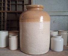 Antique 3 Gallon Stoneware Crock