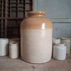 Antique 3 Gallon Stoneware Crock