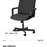 IKEA office chair MILLBERGET Swivel Chair  Murum Black Image 2