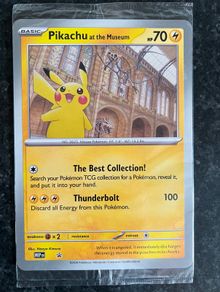 Pokemon Pikachu at the Museum Promo Jumbo card sealed