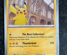 Pokemon Pikachu at the Museum Promo Jumbo card sealed