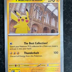 Pokemon Pikachu at the Museum Promo Jumbo card sealed