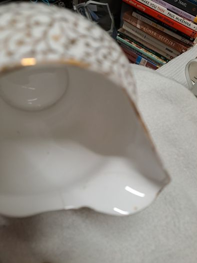 Crown Regent sugar bowl and creamer