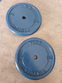 2x 10kg york plates