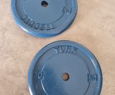 2x 10kg york plates