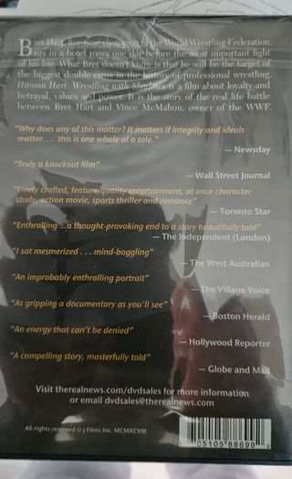 WWE wrestling Signed dvd