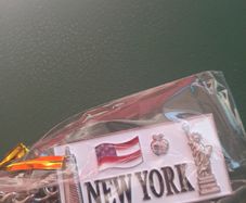 Key Ring rectangle New York