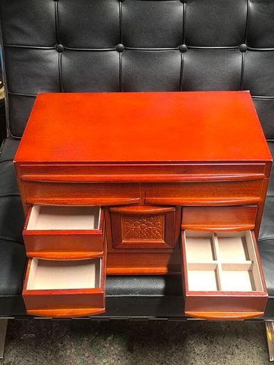Mele & Co Empress Large Wooden Jewelry Box