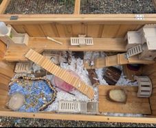 Large hamster cage + accessories + Robovski dwarf hamster