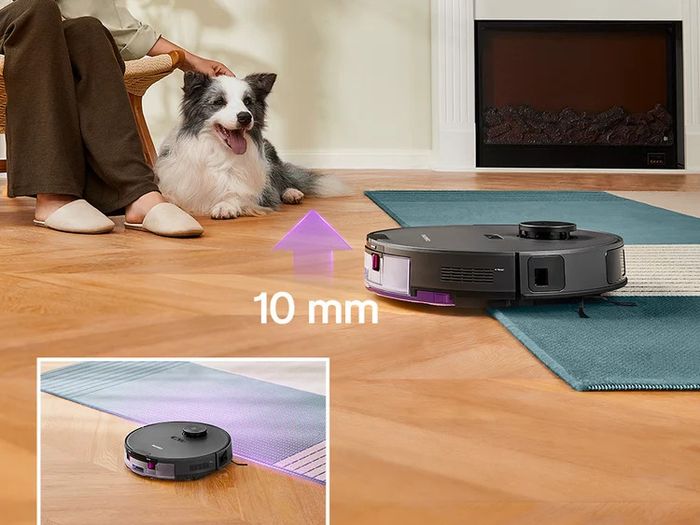 Eureka E20 Evo Plus Robot Vacuum with Bagless Self Emptying Station White
