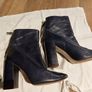 Zara Navy Boots Image 2