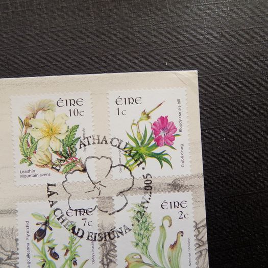 Ireland 2005.Wild Flowers series.FDC.6th Definitives.First Day Cover.FDC.