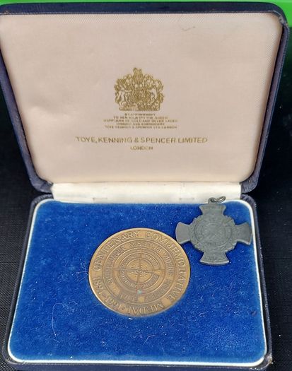 Life Saving Award Medalion And Medal 1891-1991