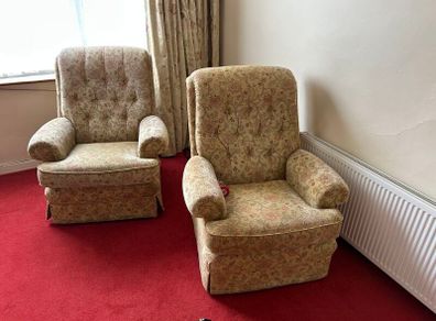 2 armchairs and 1x 3 seater couch
