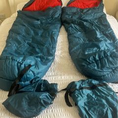 2 x Halfords Junior Mummy Sleeping Bag